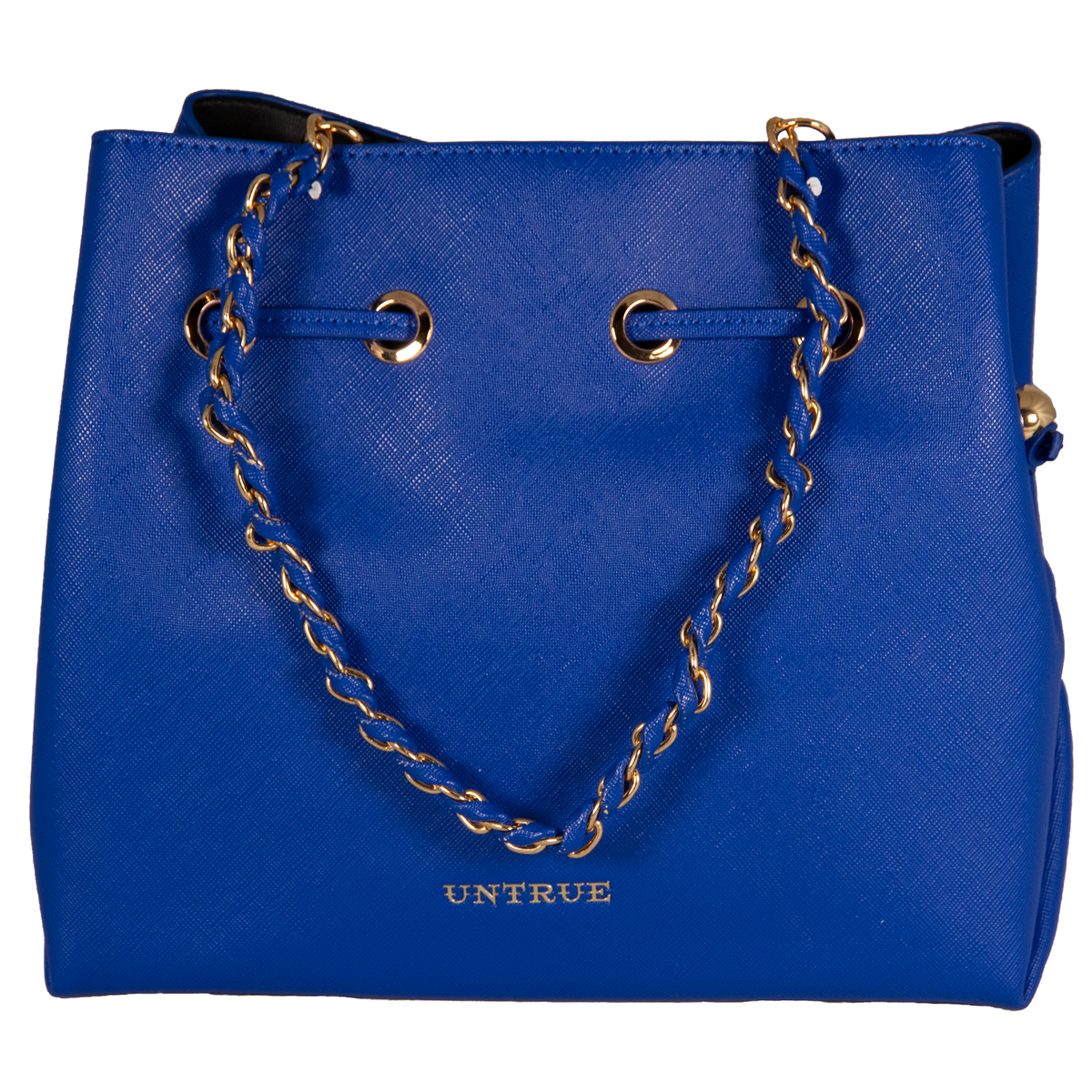 Drawstring Tote Handbag Set – Cobalt Blue