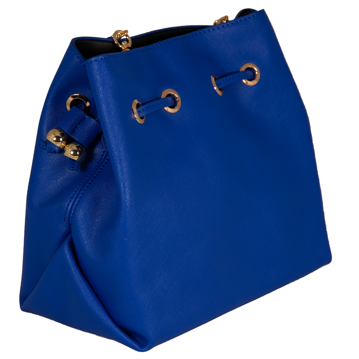 Drawstring Tote Handbag Set – Cobalt Blue