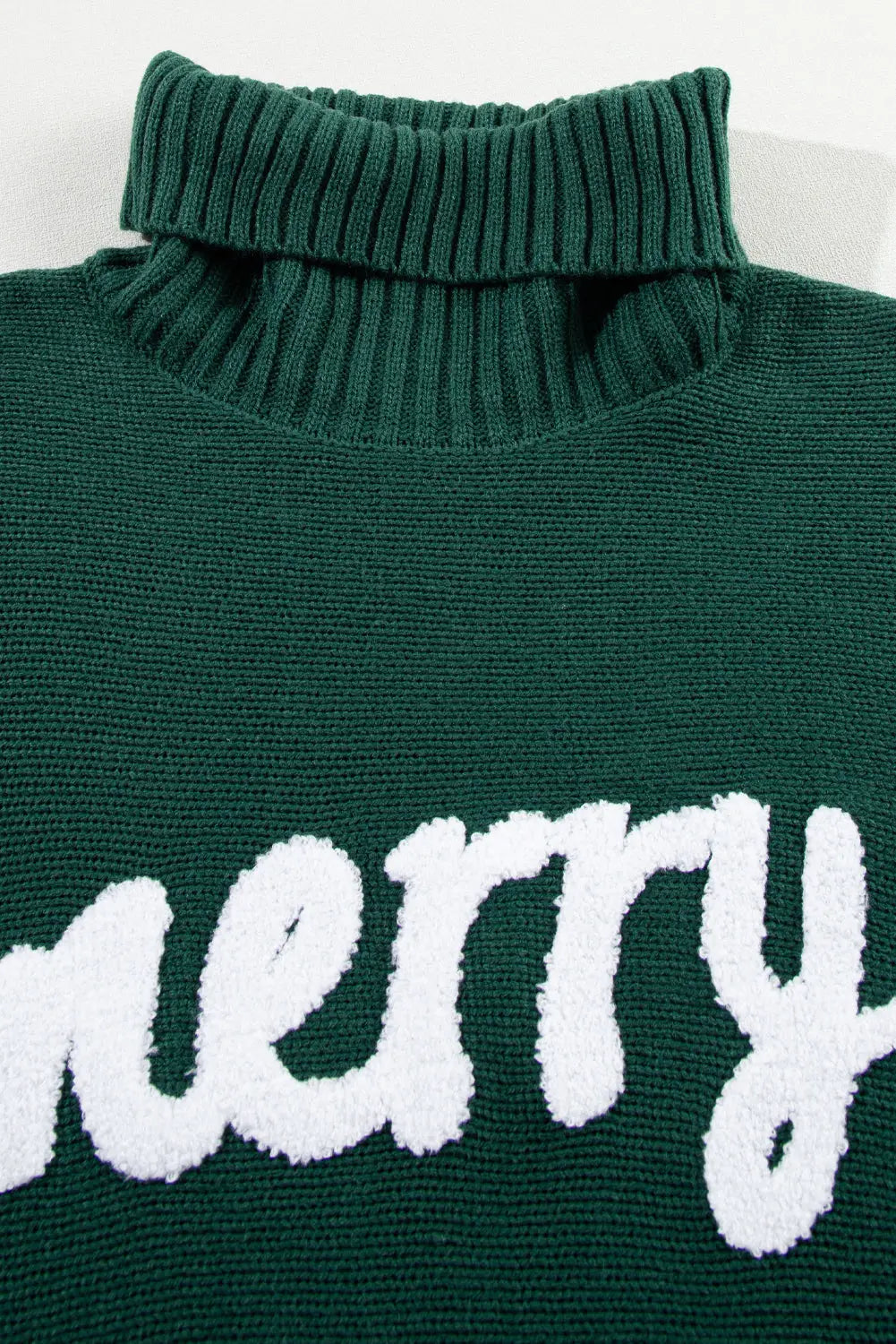 Fiery Red High Neck Jumper
