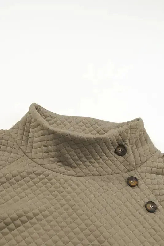 Quilted Hooded Mini Dress with Kangaroo Pocket