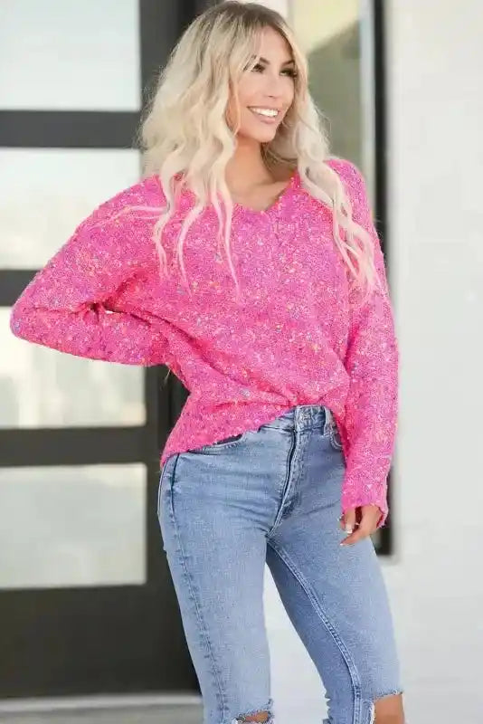 Spotted Cable Knit Jumper