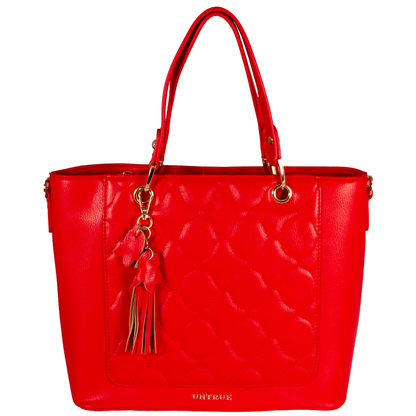 Charm Tote Bag – Red