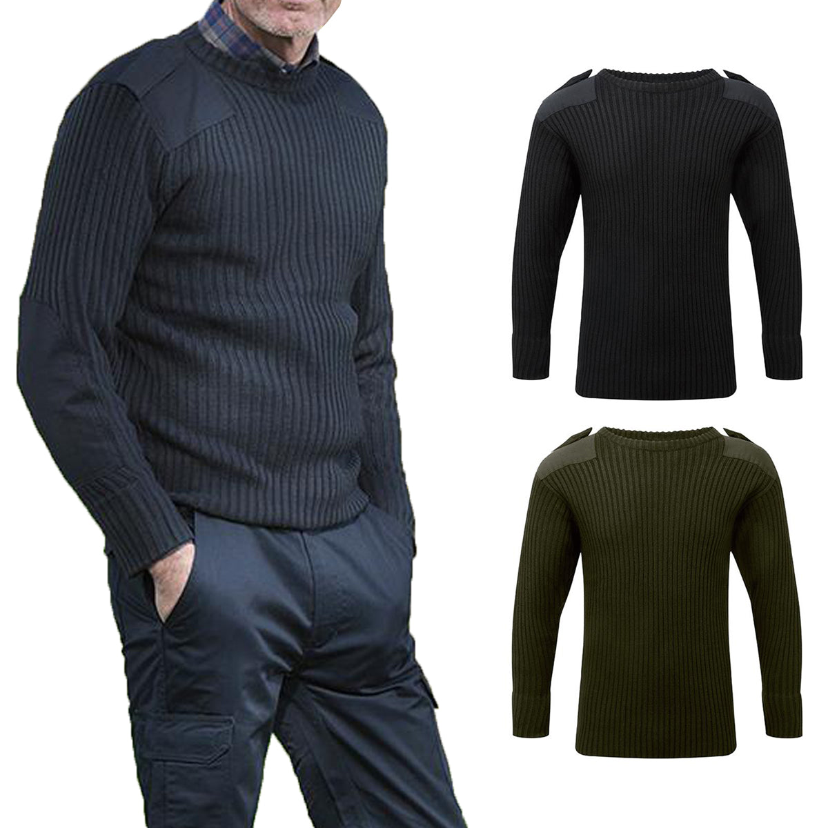 Men's Heavyweight Crew Neck Jumper