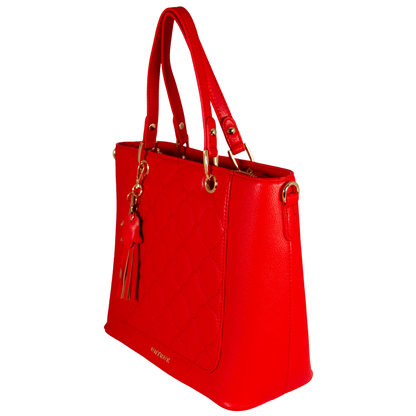 Charm Tote Bag – Red
