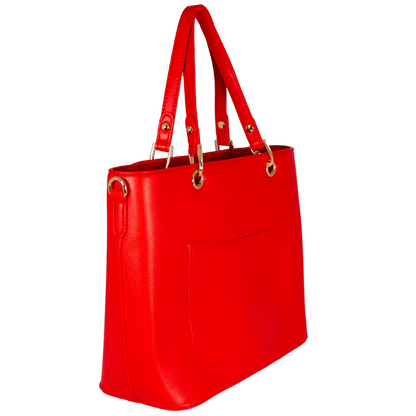 Charm Tote Bag – Red