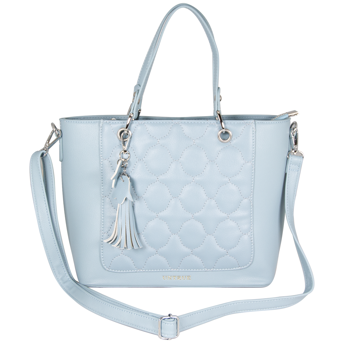 Charm Tote Bag – Pale Blue