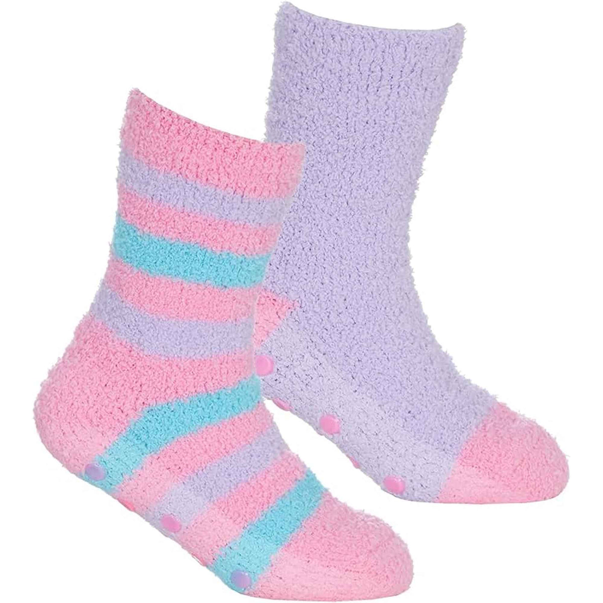 Fluffy Slipper Socks (4 Pack)