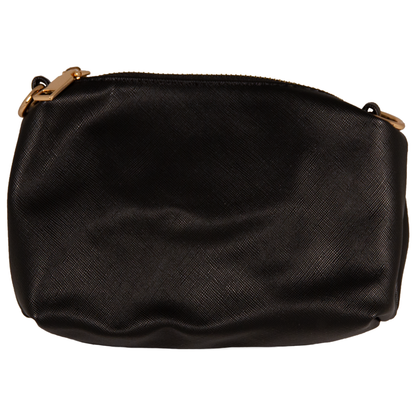 Drawstring Tote Handbag Set – Black