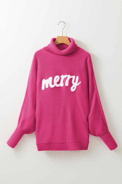 Fiery Red High Neck Jumper