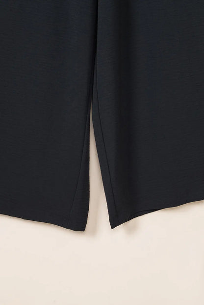 Smocked Square Neck Wide Leg Jumpsuit