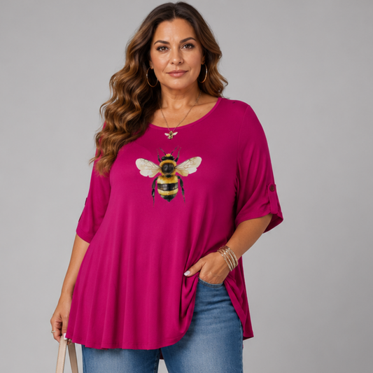 Bee Print Swing Top