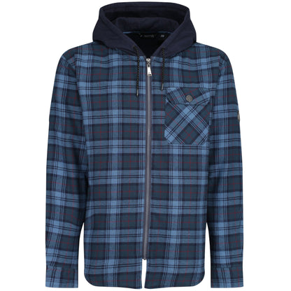 Regatta Men's Fleece-Lined Hooded Check Shirt