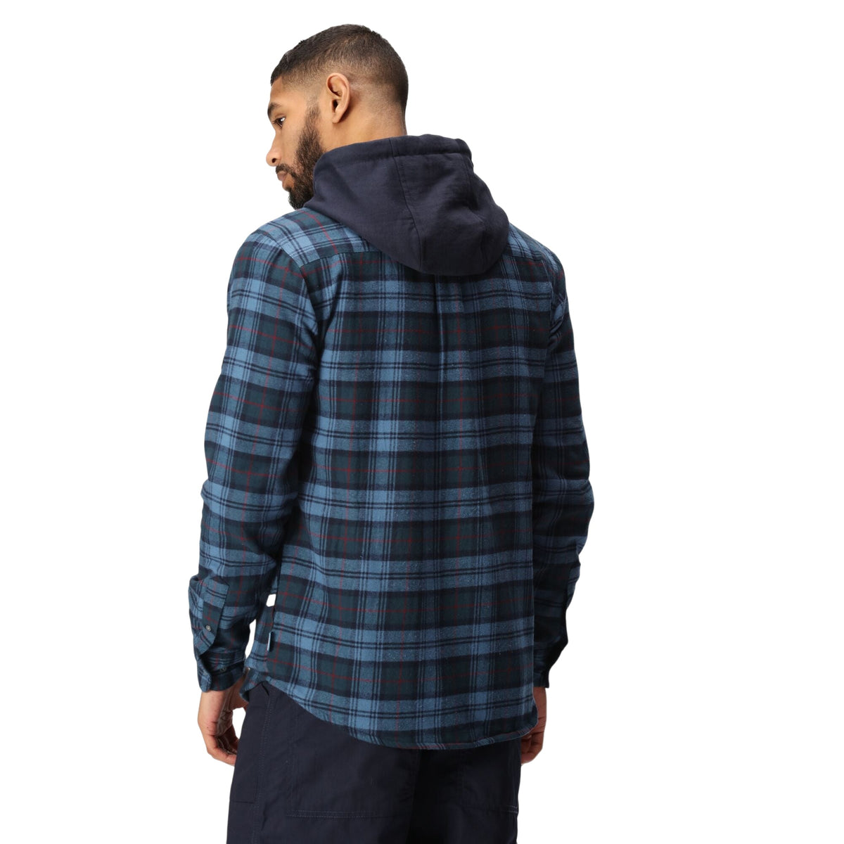 Regatta Men's Fleece-Lined Hooded Check Shirt