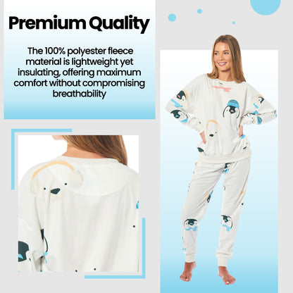 Penguin & Polar Bear Fleece Pyjama Set