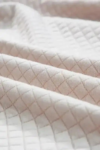 Quilted Hooded Mini Dress with Kangaroo Pocket