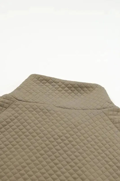 Quilted Hooded Mini Dress with Kangaroo Pocket