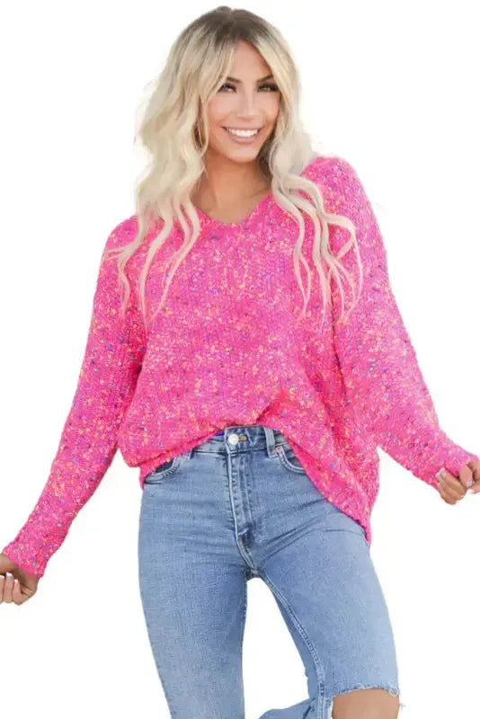 Spotted Cable Knit Jumper