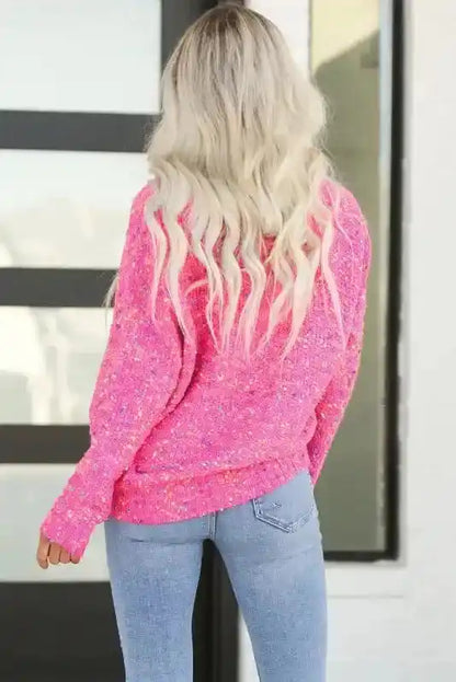 Spotted Cable Knit Jumper