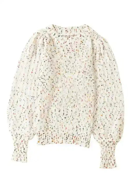 Spotted Cable Knit Jumper