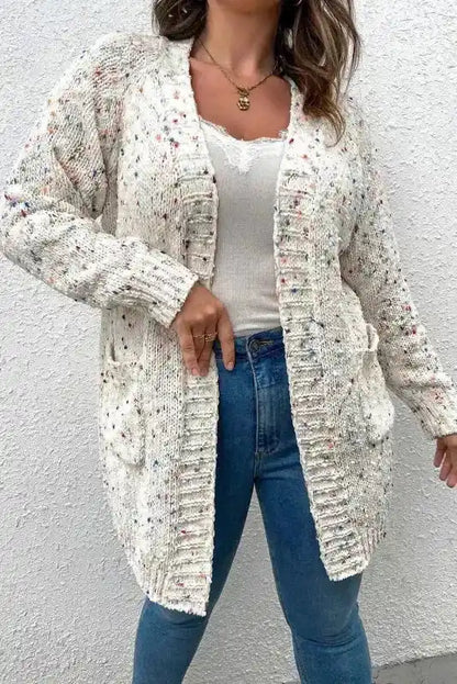 Spotted Cable Knit Jumper