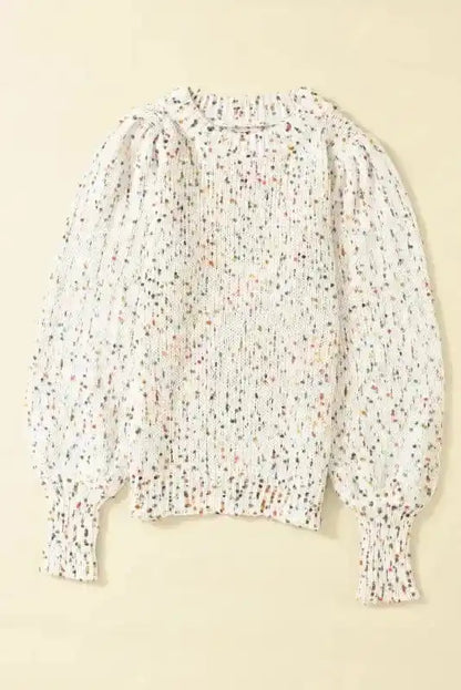 Spotted Cable Knit Jumper