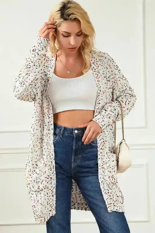 Spotted Cable Knit Jumper