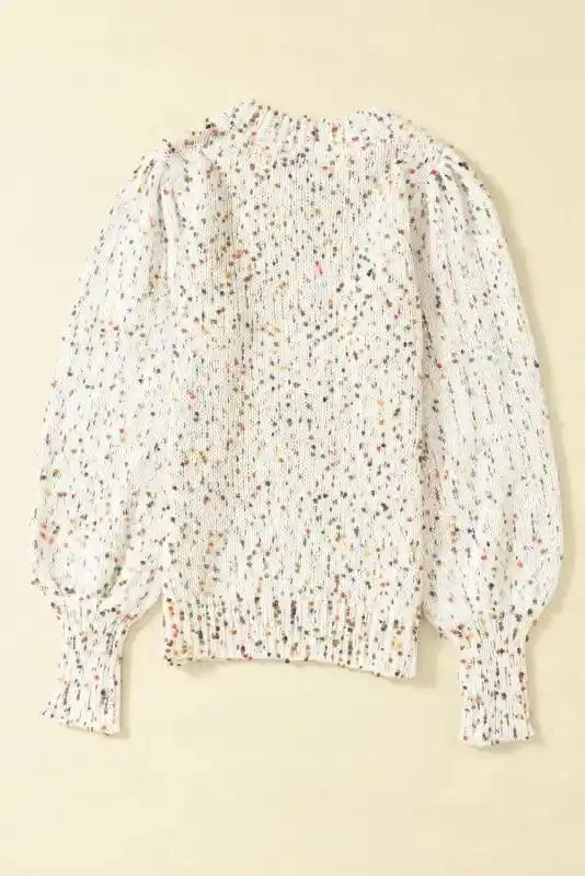 Spotted Cable Knit Jumper