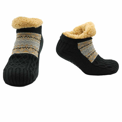 Sherpa-Lined Nordic Slipper Socks