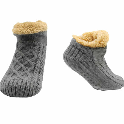 Sherpa-Lined Nordic Slipper Socks