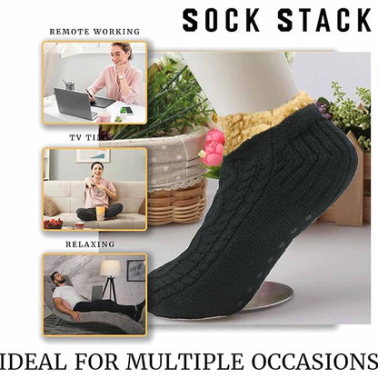 Sherpa-Lined Nordic Slipper Socks