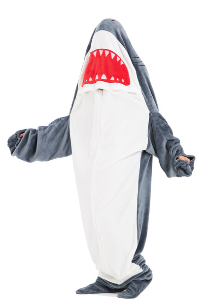 Shark Wearable Blanket Hoodie