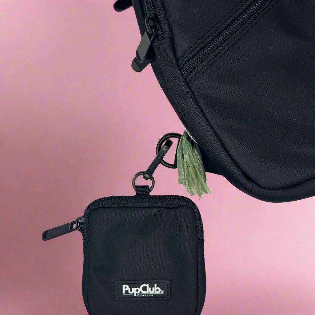 Water-Resistant Sling Backpack – Black